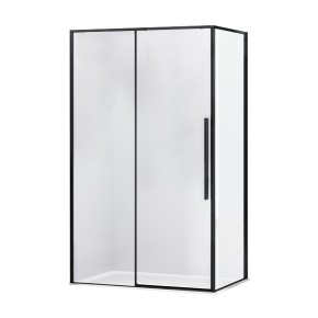A LÁNY душова кабіна 80*120*195 см прямокутна, реверсивна (скло+двері), двері розсувні, скло прозоре 6 мм