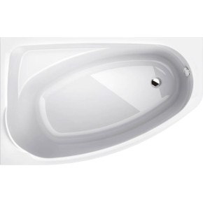 MYSTERY ванна 140 * 90 см асиметрична ліва в комплекті з ніжками SN7 і елементами кріплення (XWA3741000)
