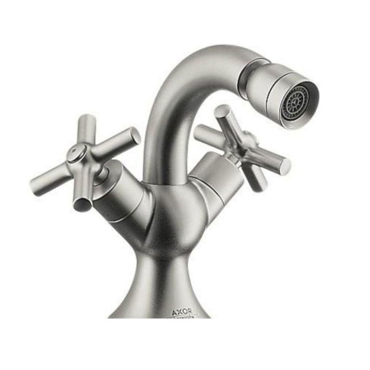 Axor Terrano - змішувач на біде (хрестики) сатінокс HANSGROHE (37230810)