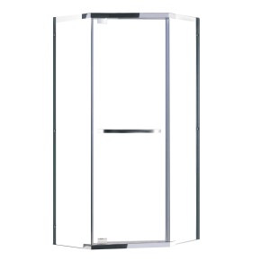 TALÁNY душова кабіна 90*90*190 см (скло + двері), профіль хром, скло прозоре 10 мм виписувати з набором 599-555/3