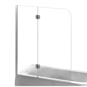Шторка на ванну 120*150 см, ліва, профіль хром (599-120CH/L)