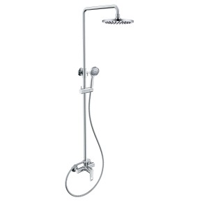 BENITA система душова (змішувач для душа, верхній і ручний душ 1 режим, шланг полімер 1,5 м) (15179200)