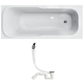 SENSA ванна 150*70 см прямокутна + Viega Simplex сифон для ванни (XWP355000N+311537)
