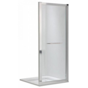GEO душова стінка 90 см, бічна, тип walk-in, прозоре скло, сріблястий блиск, з покриттям Reflex (560.129.00.3)