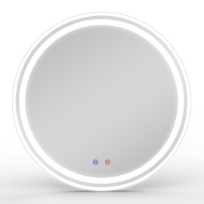 Зеркало круглое 60*60 см с подсветкой, диммером, подогревом зеркала (16-21-600)