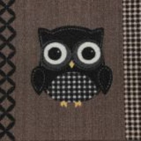 Коврик CHROMOFLOOR Owl 60 40x60 сова, коричневый