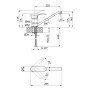 Змішувач для кухні Qtap Eris СRM 002 (8150)