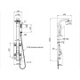 Душова панель Qtap WHI 1102 (9649)