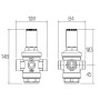 Редуктор Icma 1" 1/4 №246 (7580)