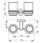 Стакан двойной Qtap Liberty ANT 1155 (25602)