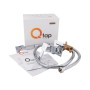 Комплект Qtap инсталляция Nest QTNESTM425M06CRM + унитаз с сиденьем Crow QT05335170W + набор для гигиенического душа и смеситель