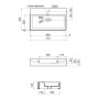 Раковина Qtap Nando з донним клапаном QT1211K427W (34849)