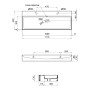 Раковина Qtap Nando з донним клапаном QT1211K428W (34851)