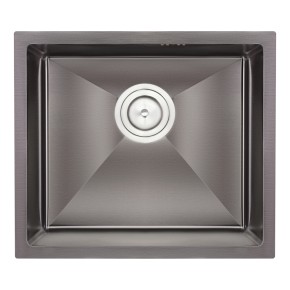 Кухонна мийка Qtap D4843BL Black 2.7/1.0 мм (QTD4843BLPVD2710) (34183)