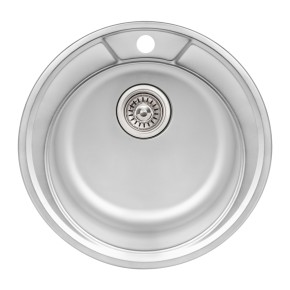 Кухонна мийка Qtap D490 Satin 0,8 мм (QTD490SAT08) (34869)