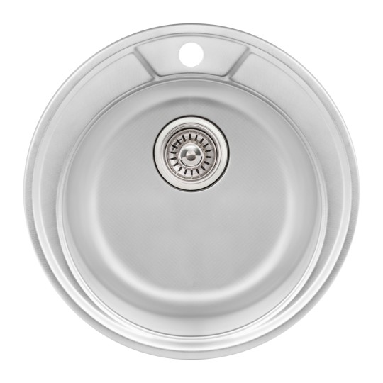 Кухонна мийка Qtap D490 Micro Decor 0,8 мм (QTD490MICDEC08) (34872)