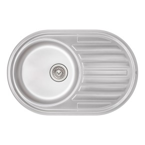 Кухонна мийка Qtap 7750 Micro Decor 0,8 мм (QT7750MICDEC08) (34880)
