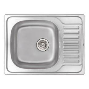 Кухонна мийка Qtap 6550 Micro Decor 0,8 мм (QT6550MICDEC08) (34888)