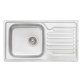 Кухонна мийка Qtap 7843 Micro Decor 0,8 мм (QT7843MICDEC08) (34893)