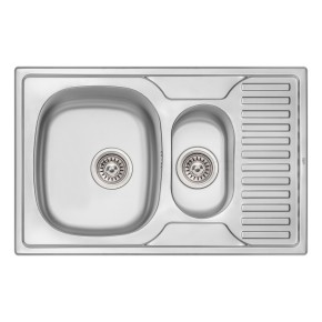 Кухонная мойка Qtap 7850-B Micro Decor 0,8 мм (QT7850BMICDEC08) (34897)