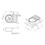 Кухонна мийка Qtap 6744L Micro Decor 0,8 мм (QT6744LMICDEC08) (34899)