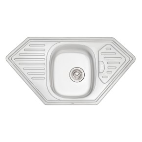 Кухонна мийка Qtap 9550 Satin 0,8 мм (QT9550SAT08) (34908)