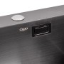 Кухонна мийка Qtap DK5050BL Black 2.7/1.0 мм (QTDK5050BLPVD2710) (36379)