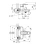 Смеситель для ванны Qtap Olsava 3012107GC (35875)