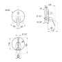 Смеситель скрытого монтажа для душа Qtap Olsava 6212107ODC для двух потребителей (35882)