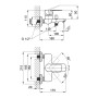 Змішувач для ванни Qtap Planice 3015107DC (35899)