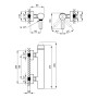 Змішувач для душу Qtap Zdenek 4032102C (36013)