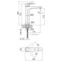 Смеситель для раковины Qtap Flaja 1010H102C (36016)