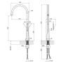 Змішувач для кухні Qtap Kuchyne 90X102UC (36133)