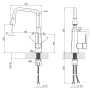 Смеситель для кухни Qtap Kuchyne 90X102FC (36134)