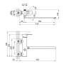 Смеситель для ванны Qtap Stenava 3245102FC (37054)