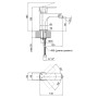Змішувач для біде Qtap Lipno 2023101CB (36155)