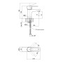 Смеситель для раковины Qtap Alza 1051104C (36723)