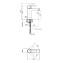 Смеситель для раковины Qtap Alza 10M50104C (36724)