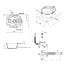 Кухонна мийка Qtap CS 6151 BLA (QT6151BLA404) (38239)