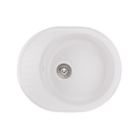 Кухонная мойка Qtap CS 6151 WHI (QT6151WHI650) (38241)