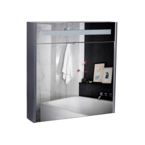 Зеркальный шкаф подвесной Qtap Robin с подсветкой QT1377ZP7002G (39749)
