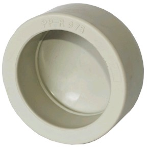 Заглушка PPR діаметр 20 TEBO (сіра) 100/1600