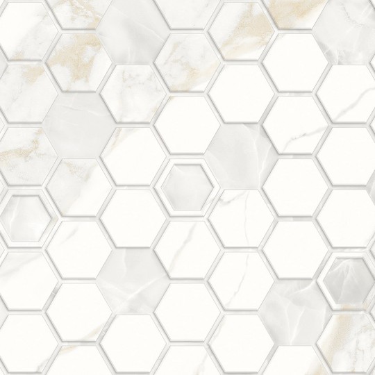 Плитка для стен Sentimento Hexagon 300х600 Белая (SN0151) (1,44 м2) (46,08)