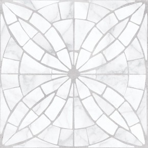 Плитка для підлоги MOSAIC Flower 300Х300 Білий Матова (8F0750)