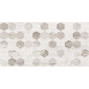 Плитка для стін MARMO MILANO Hexagon 300х600 Світло-сірий Дачна (8МG156) (1,44 м2) (46,08)
