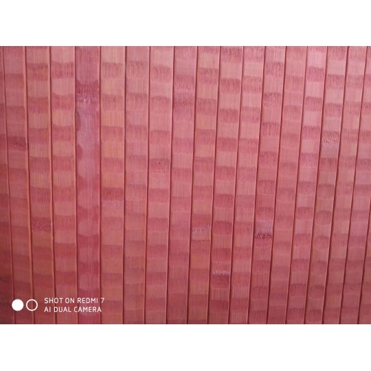Шпалери бамбук.10000х900, червоні, пропил, смуга 17мм, BW101-R (50014166)