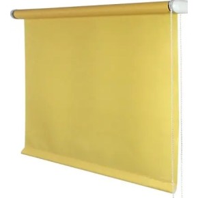 Ролета Мини, ткань синтетическая, Желтый, 48 * 170 см (с крючком) (31003048170)
