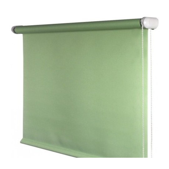 Ролета Мини, ткань синтетическая, Светло-зеленый, 68 * 170 см (с крючком) (31017068170)