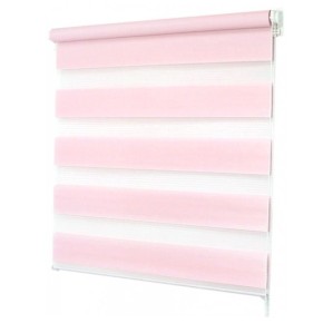 Ролета міні День/Ніч, 43*170 см, тканина синтетична, рожевий (39013043)