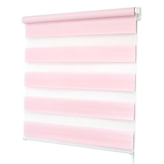 Ролета міні День/Ніч, 48*170 см, тканина синтетична, рожевий (39013048)